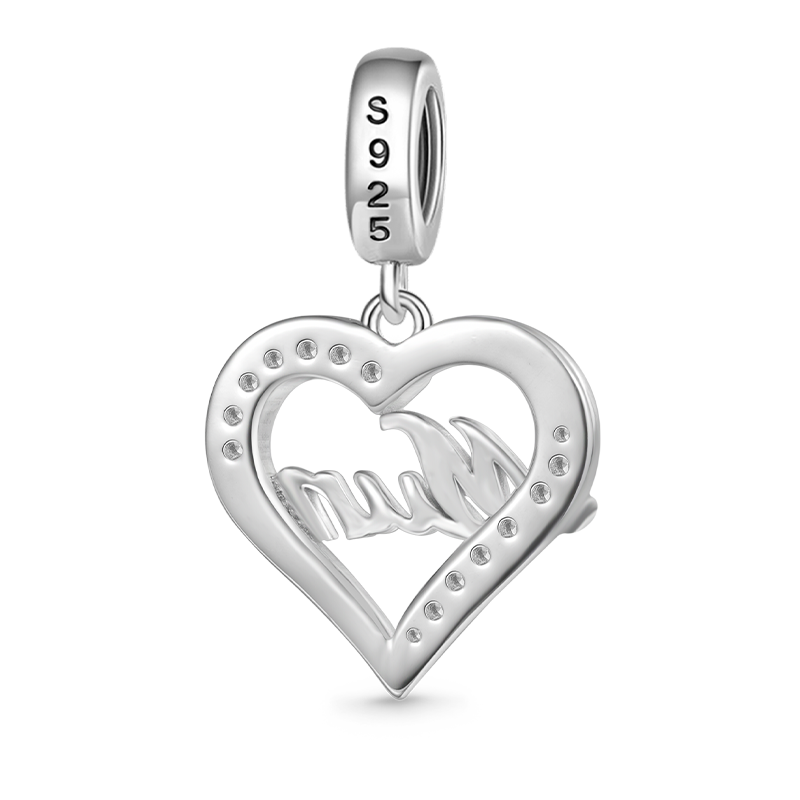 Mum Heart Pendant image number 1
