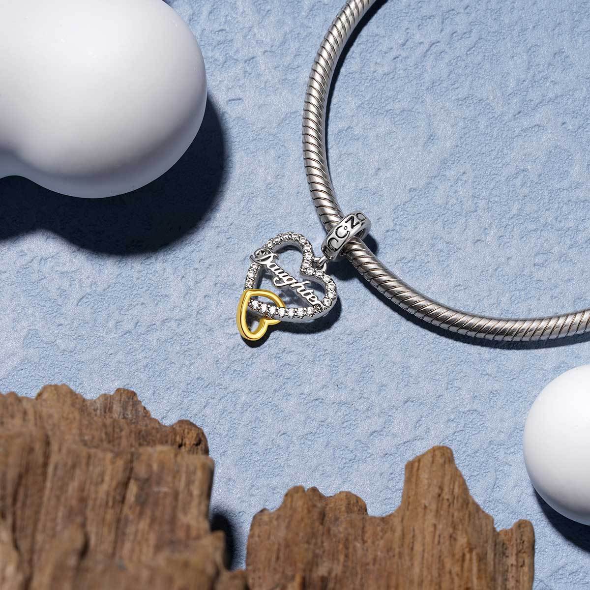 Daughter Heart Pendant image number 2