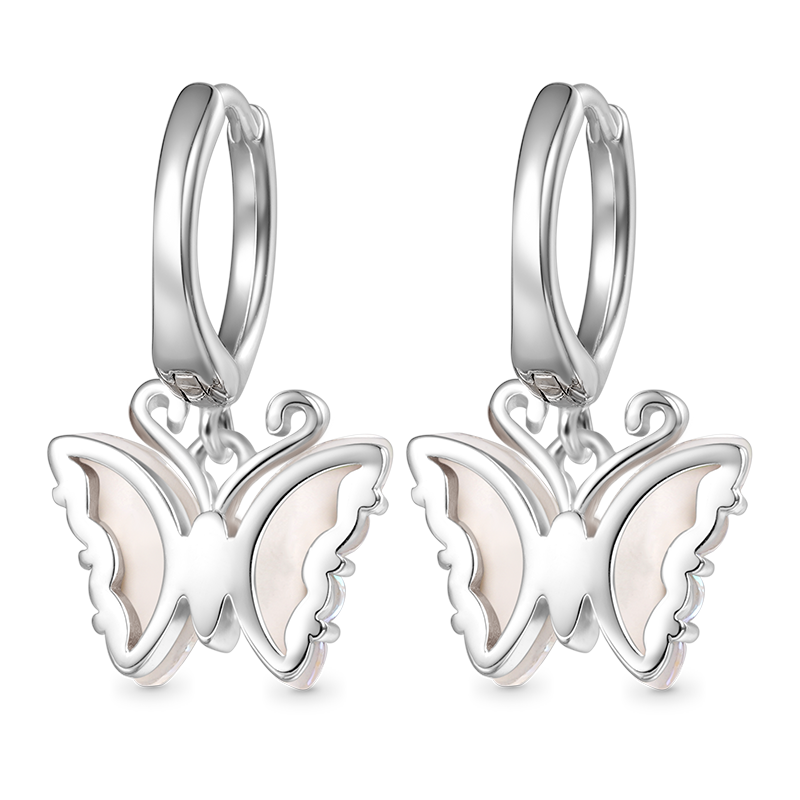 Butterfly Dangle Earrings image number 1