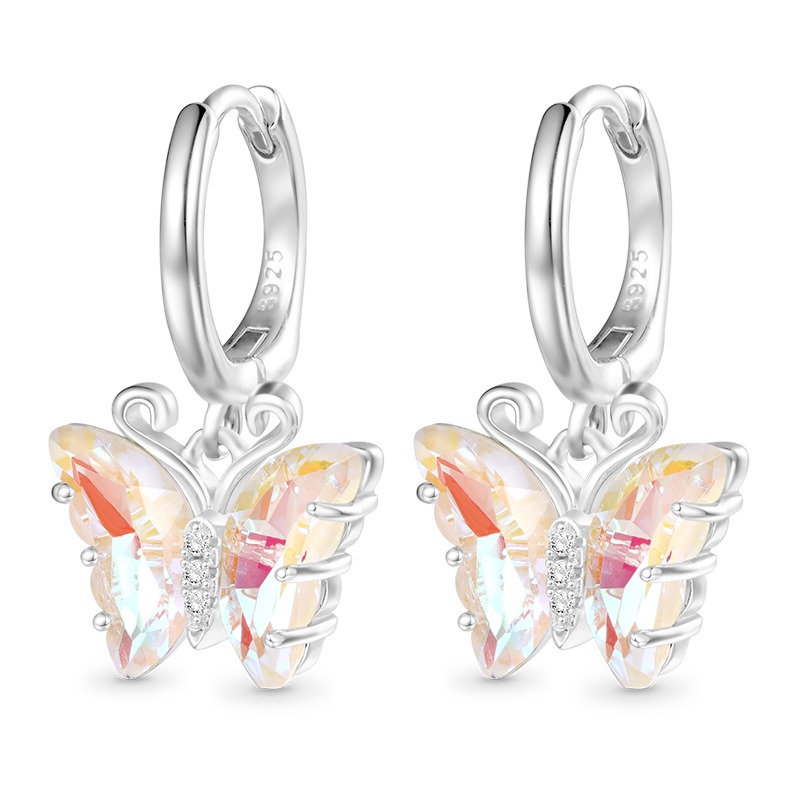 Butterfly Dangle Earrings image number 0