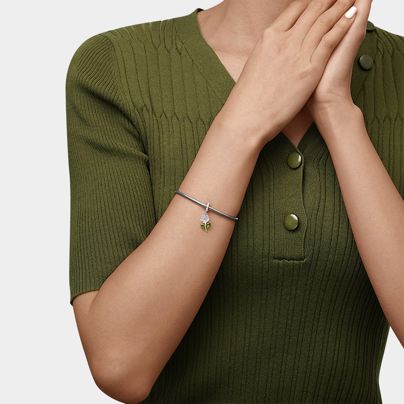 Rose Flower Pendant image number 4