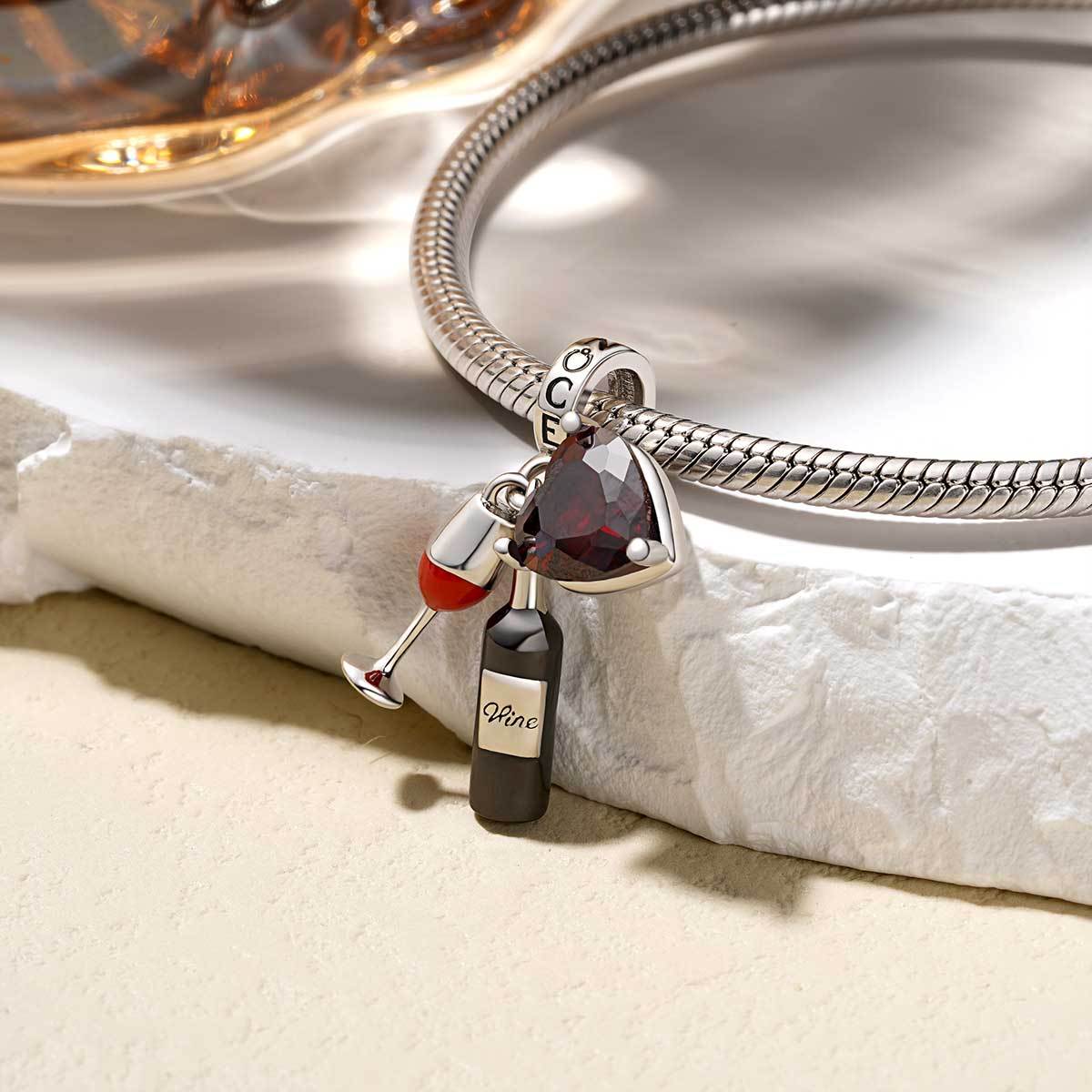 Wine Cup Love Pendant image number 2