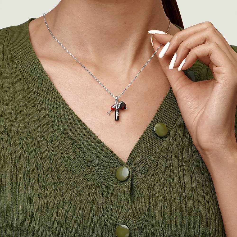 Wine Cup Love Pendant image number 6