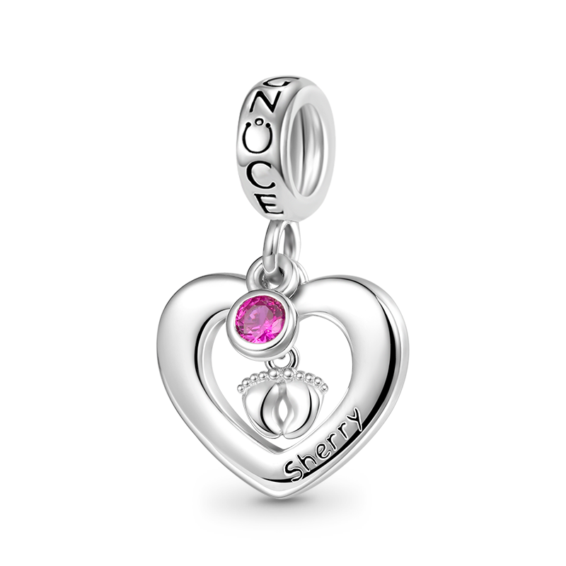 Footprint Engravable Pendant image number 0