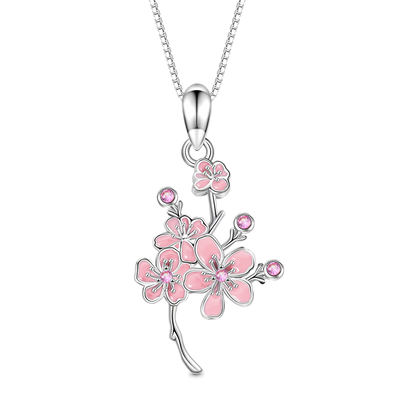 Cherry Blossoms Necklace image number 0