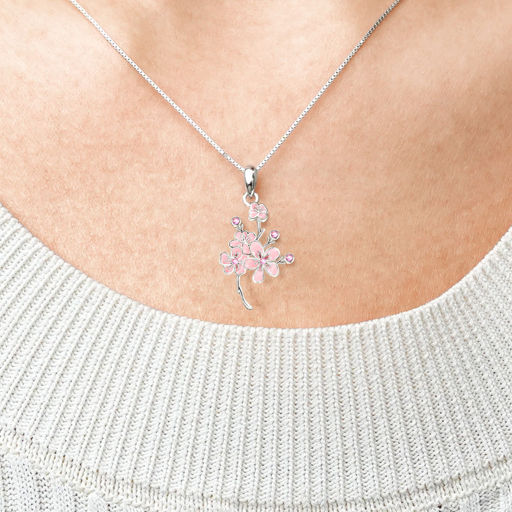 Cherry Blossoms Necklace image number 3