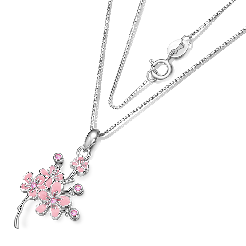 Cherry Blossoms Necklace image number 1