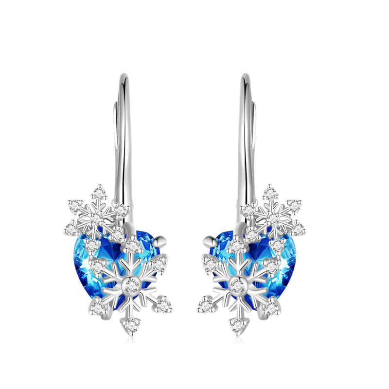Snowflake Dangle Earrings image number 0