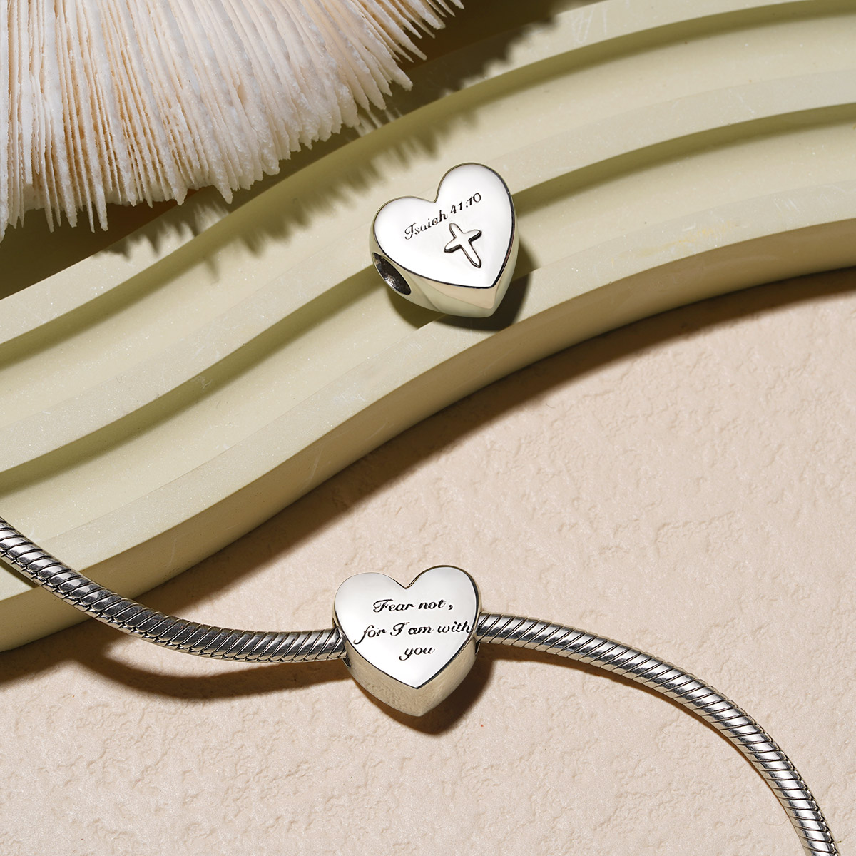 Bible Heart Charm image number 2