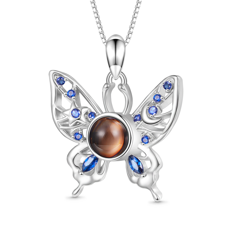 Projection Butterfly Necklace image number 2