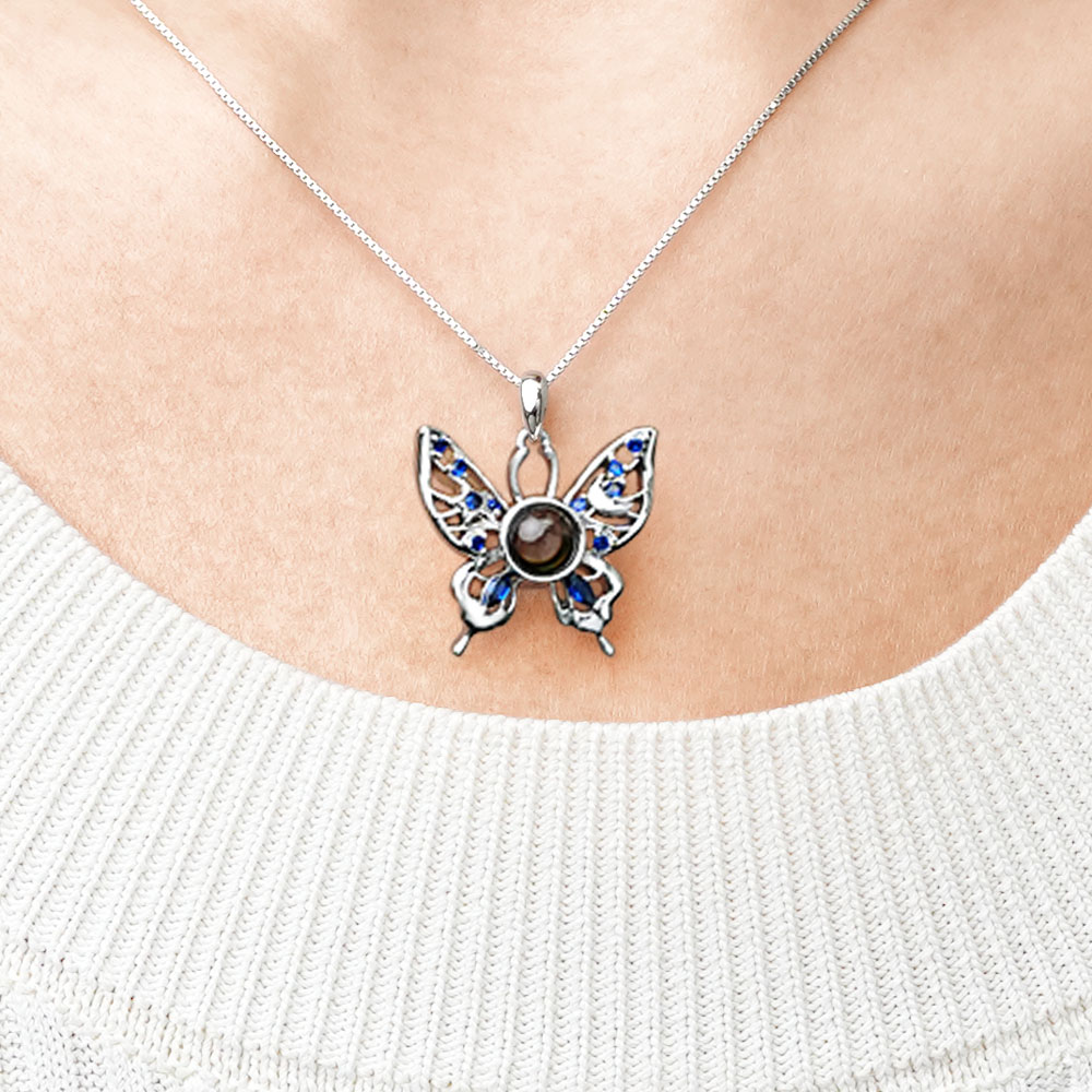 Projection Butterfly Necklace image number 5