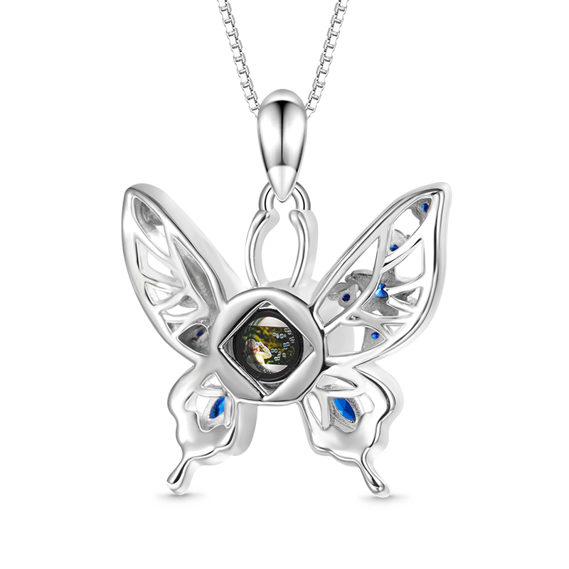 Projection Butterfly Necklace image number 1