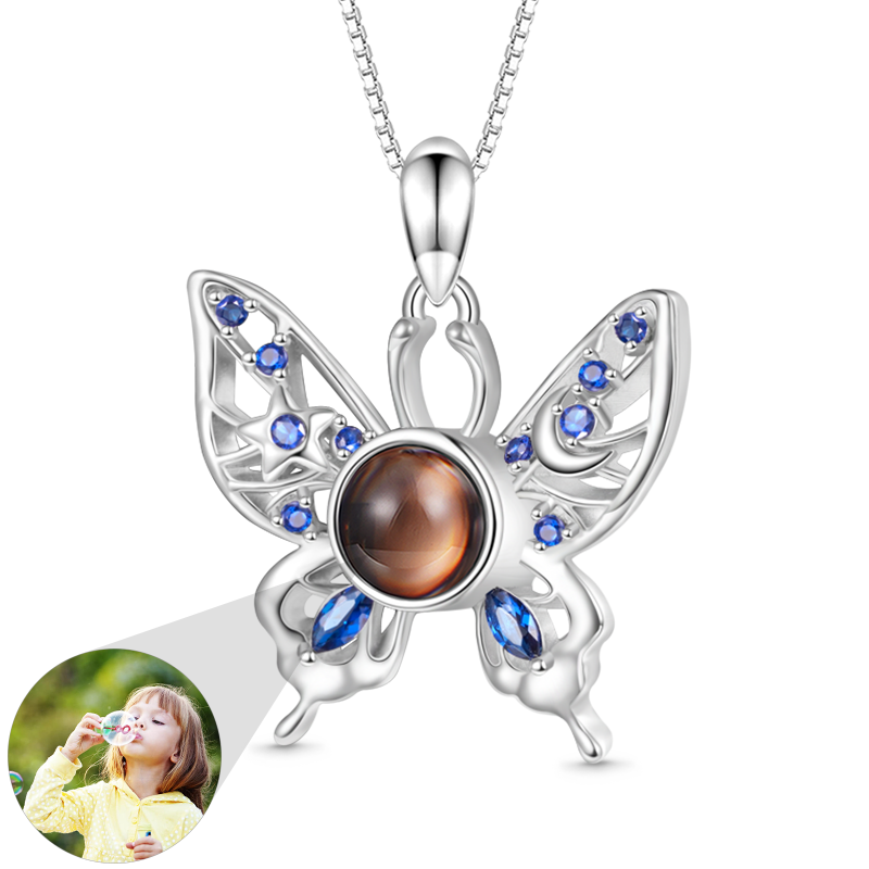 Projection Butterfly Necklace image number 0