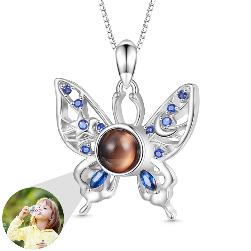 Projection Butterfly Necklace image number 0