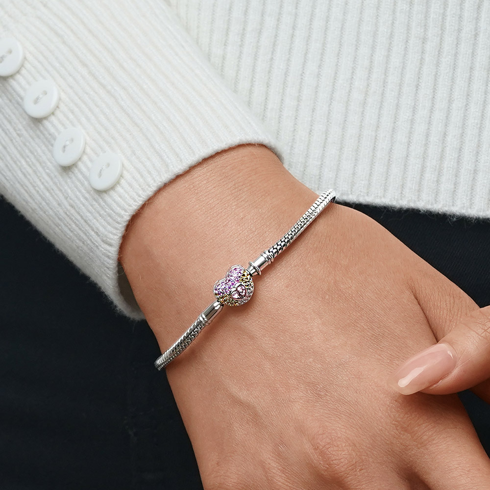 Heart Engravable Basic Bracelet image number 4