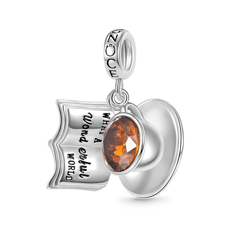 Coffee Cup& Book Pendant image number 0