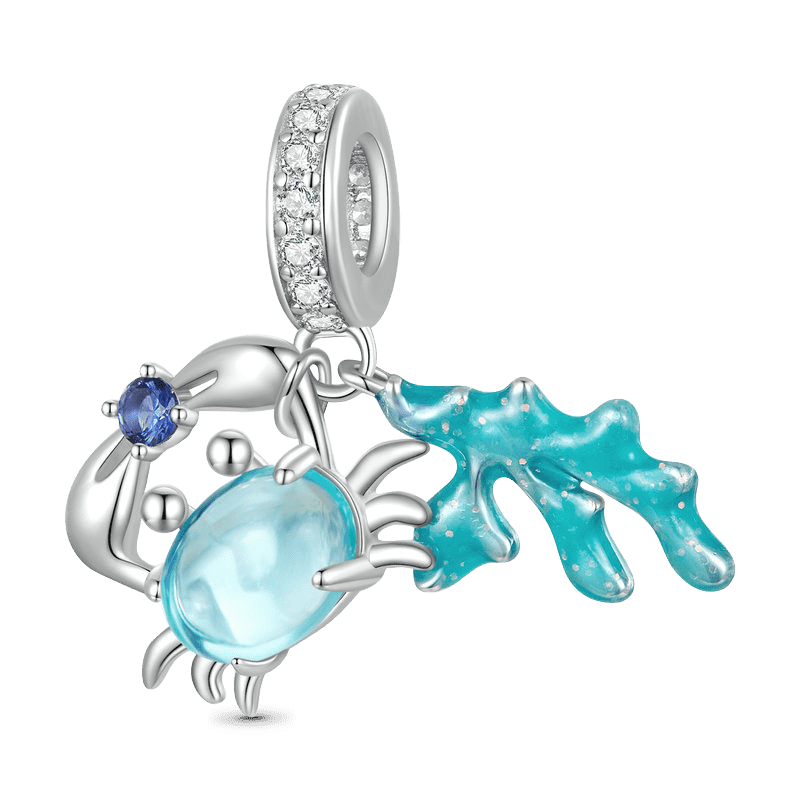 Crab&Seaweed Pendant image number 0