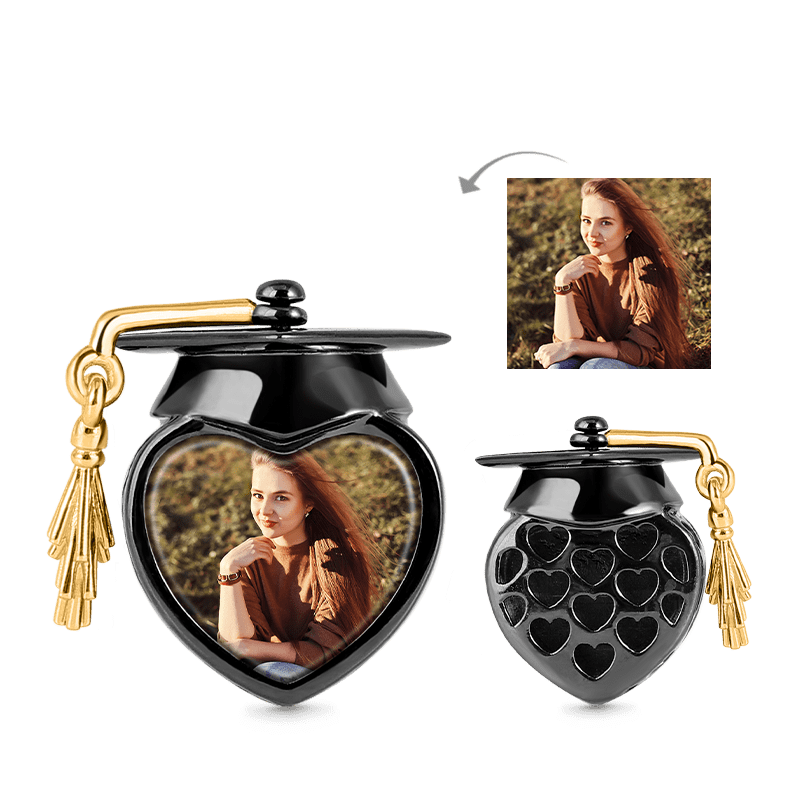 Academic Cap Photo Charm image number 0