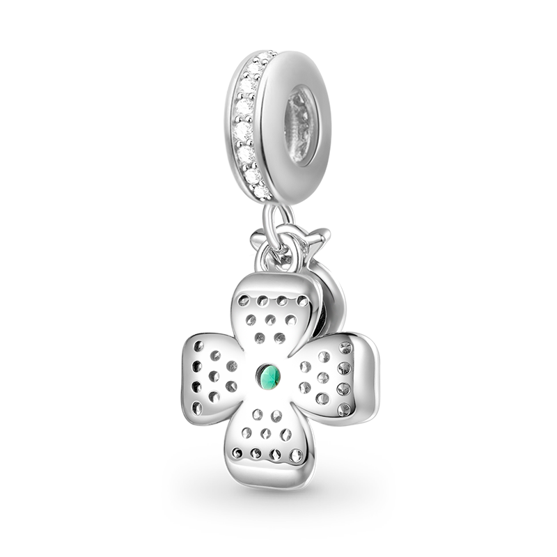 Clover Ladybug Pendant image number 1