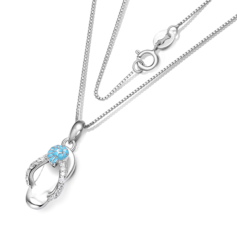 Flip-flops Shoes Necklace image number 1