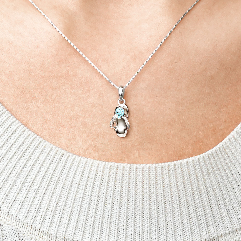 Flip-flops Shoes Necklace image number 4