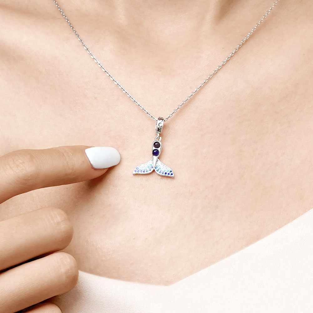 Mermaid Tail Mood Pendant image number 7