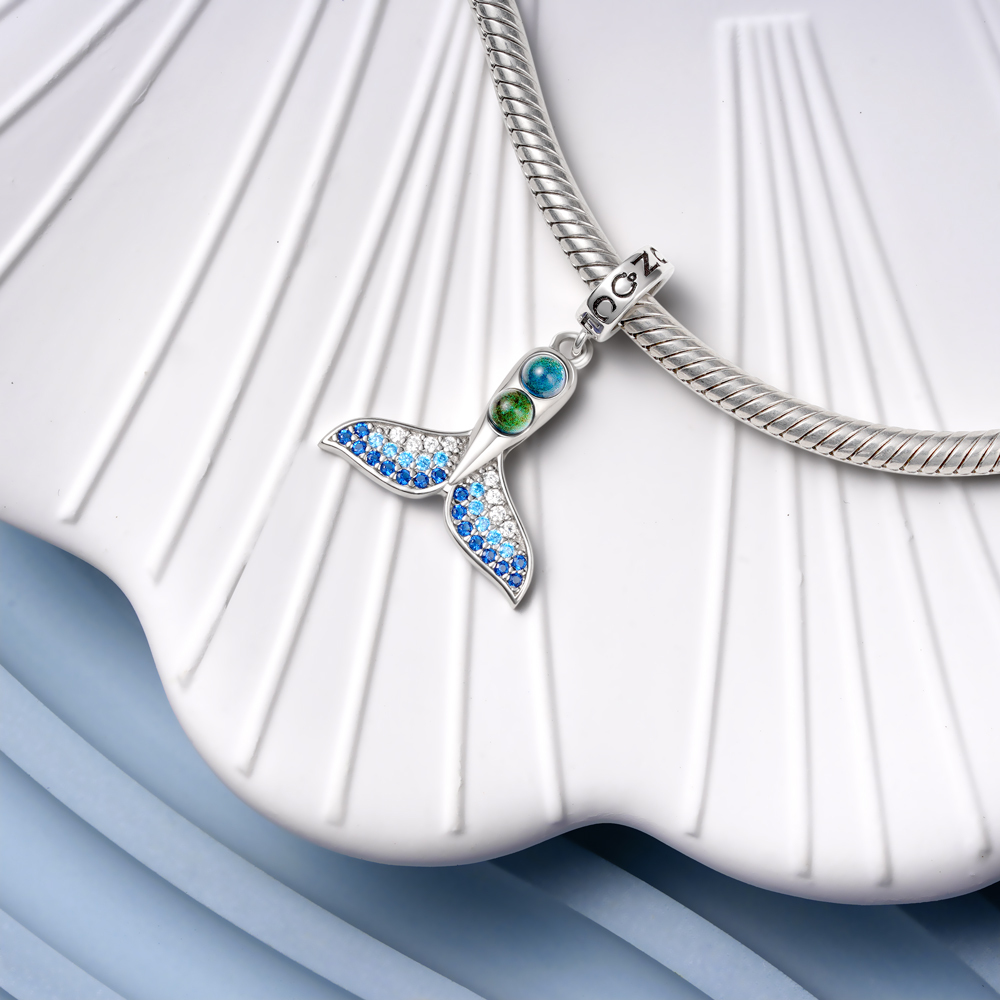 Mermaid Tail Mood Pendant image number 3