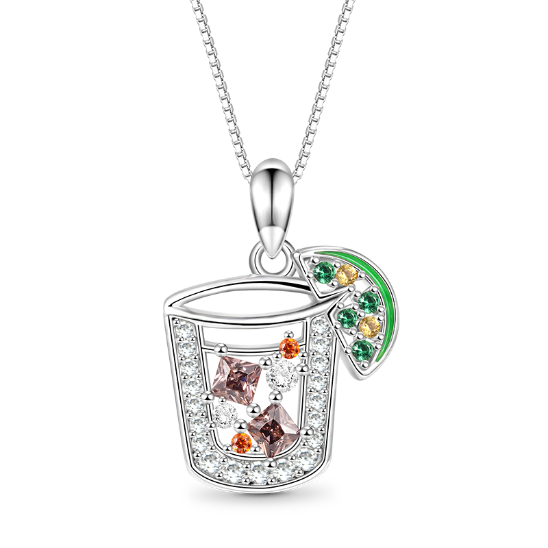 Lemon Drink Necklace image number 0