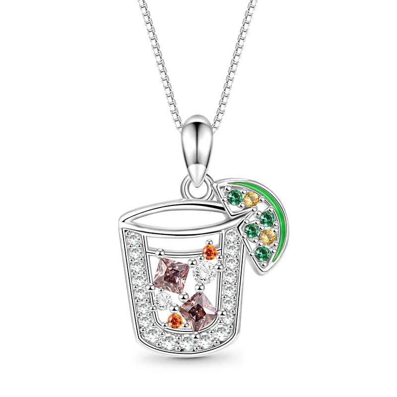 Lemon Drink Necklace image number 0