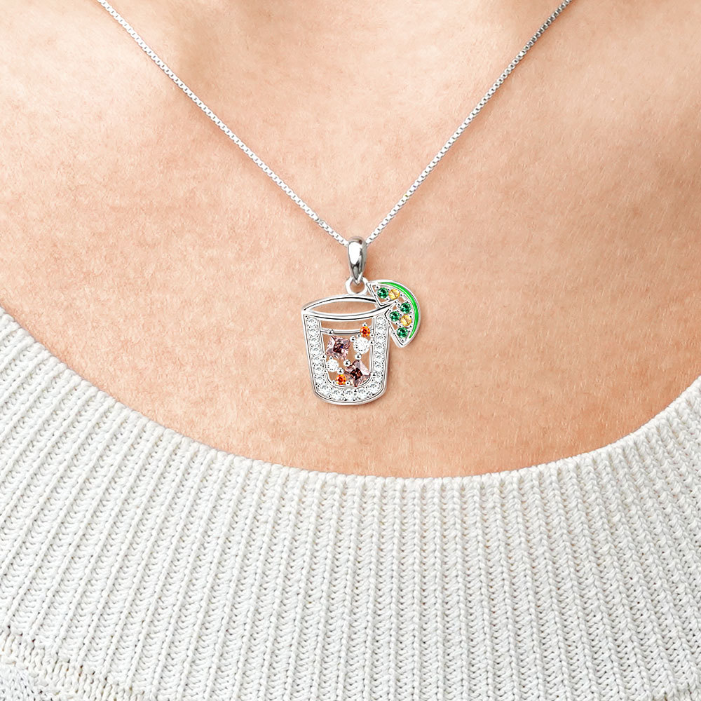 Lemon Drink Necklace image number 3