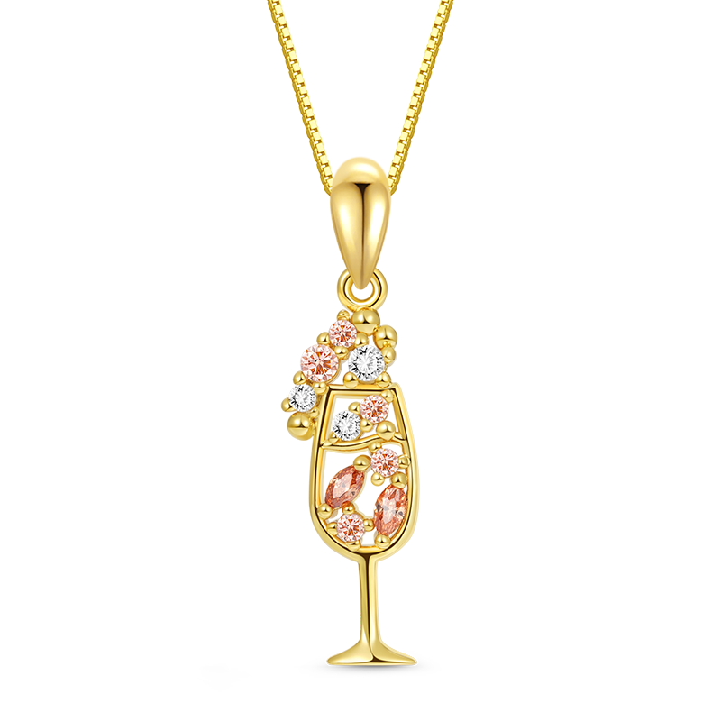 Champagne Cocktail Necklace image number 0