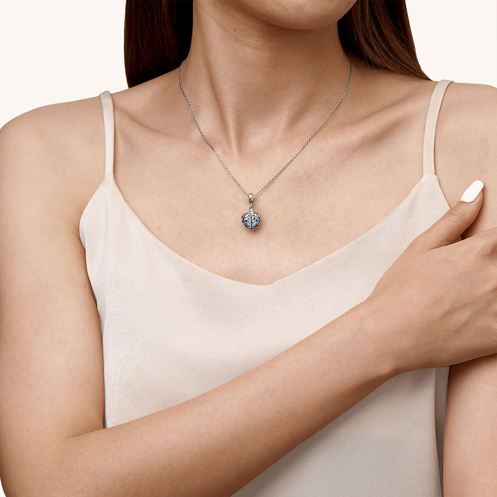 Heart Engravable Pendant image number 3