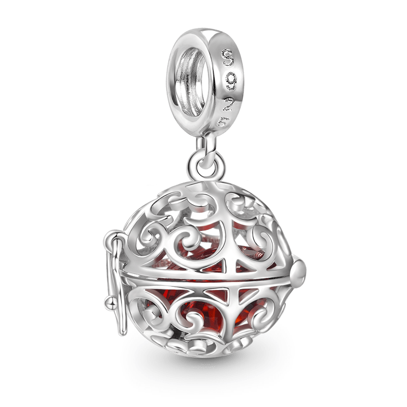 Easter Egg Birthstone Pendant image number 2