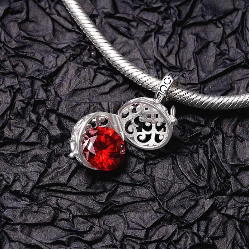 Easter Egg Birthstone Pendant image number 3