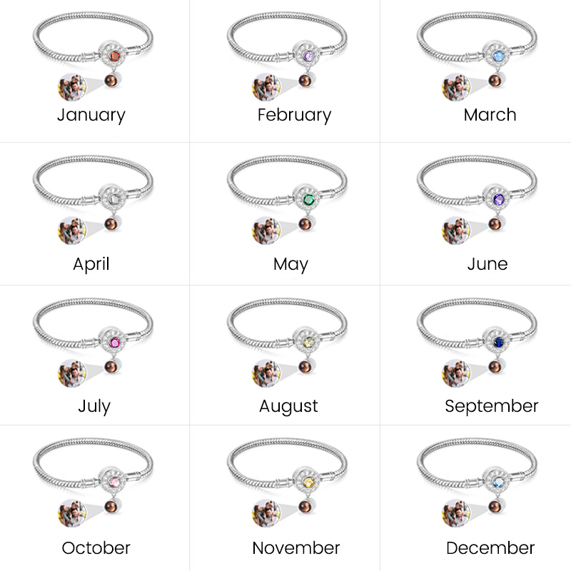 Projection Birthstone Basic Bracelet image number 4