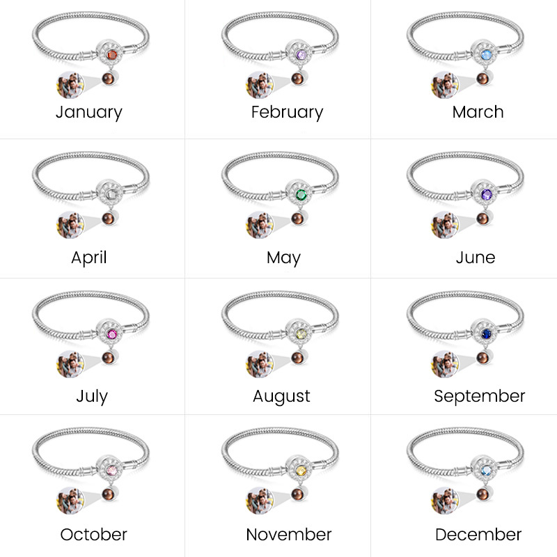 Projection Birthstone Basic Bracelet image number 4