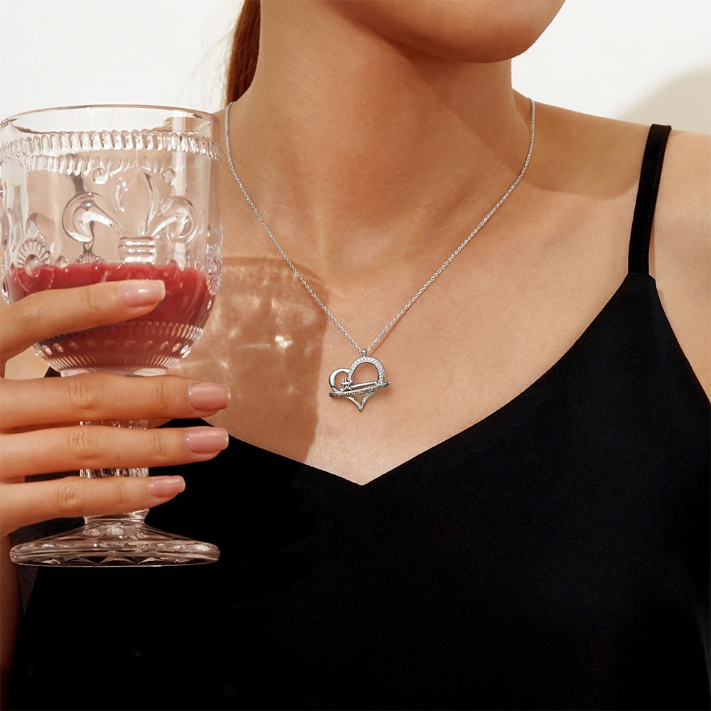 Love Heart Necklace image number 3