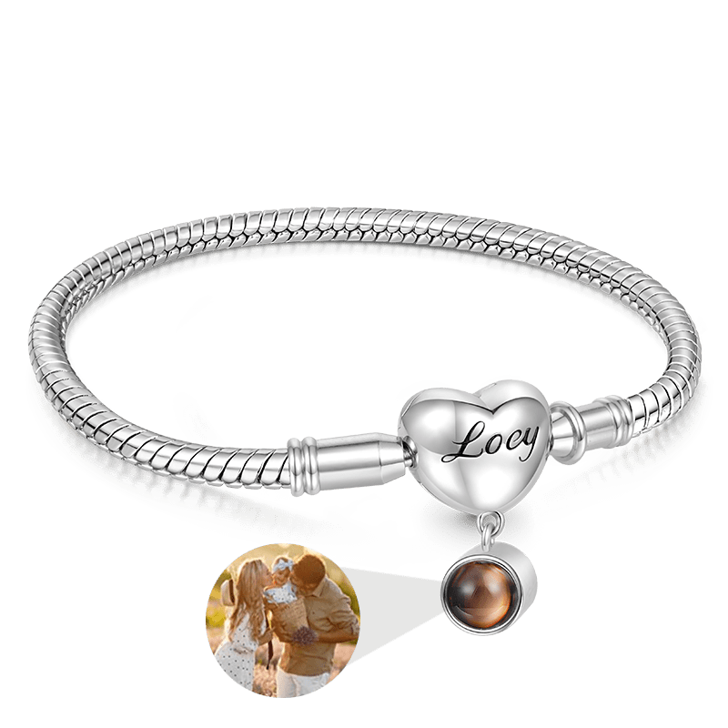 Projection Engravable Basic Bracelet image number 0