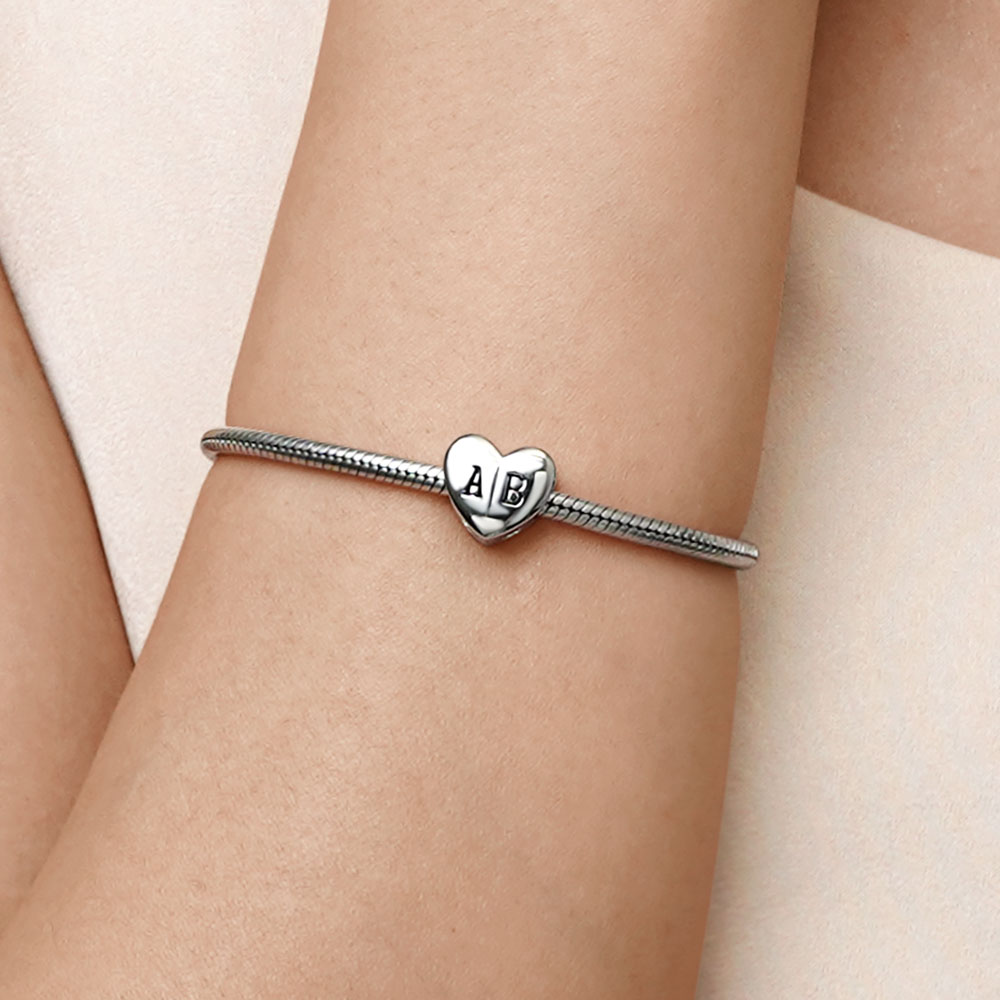 Letters Personalized Heart Charm image number 4