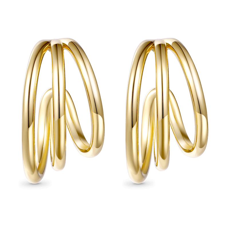 Echo Hoops Earrings image number 0