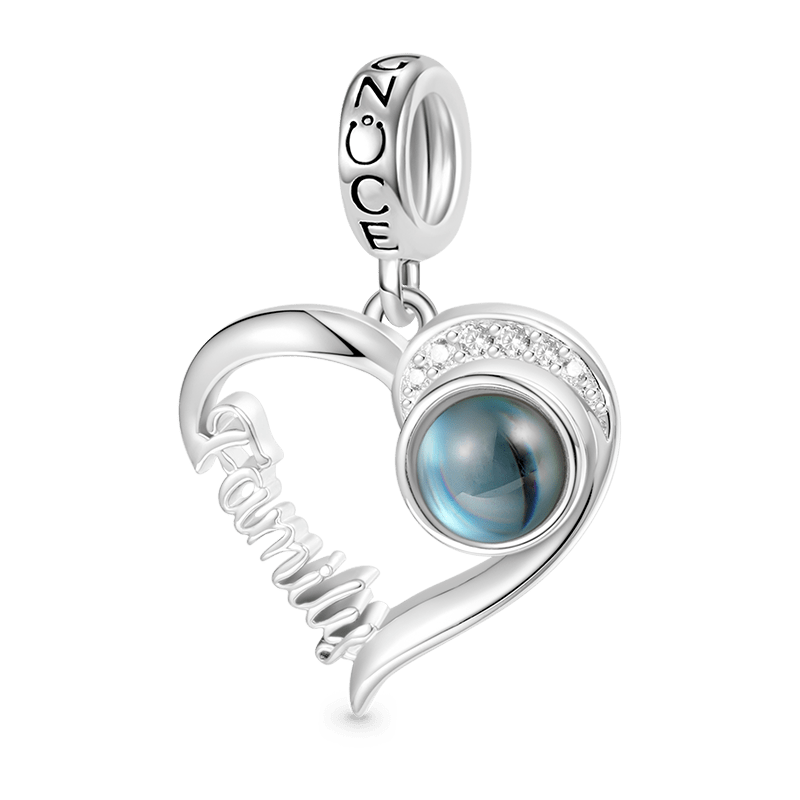 Projection Family Love Photo Pendant image number 1
