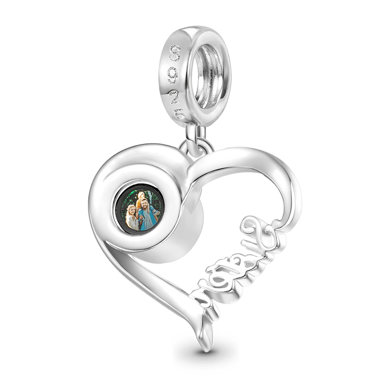 Projection Family Love Photo Pendant image number 2