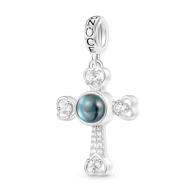 Projection Cross Photo Pendant image number 2