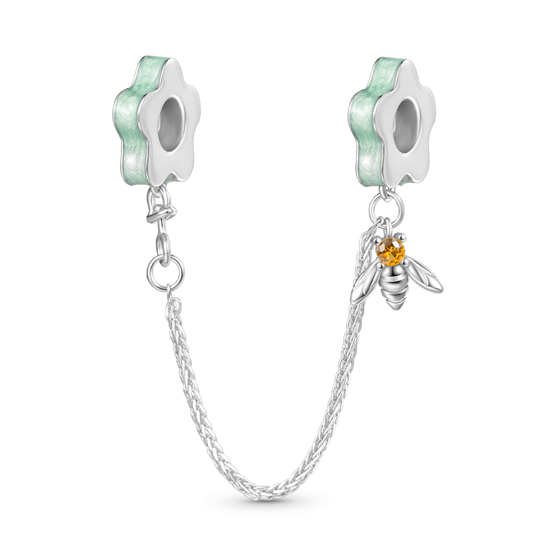 Bee & Flowers Safety Chain image number 0