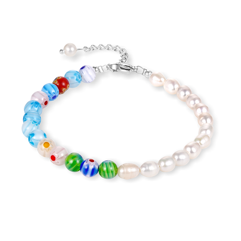 Beaded & Pearl Bracelet image number 0