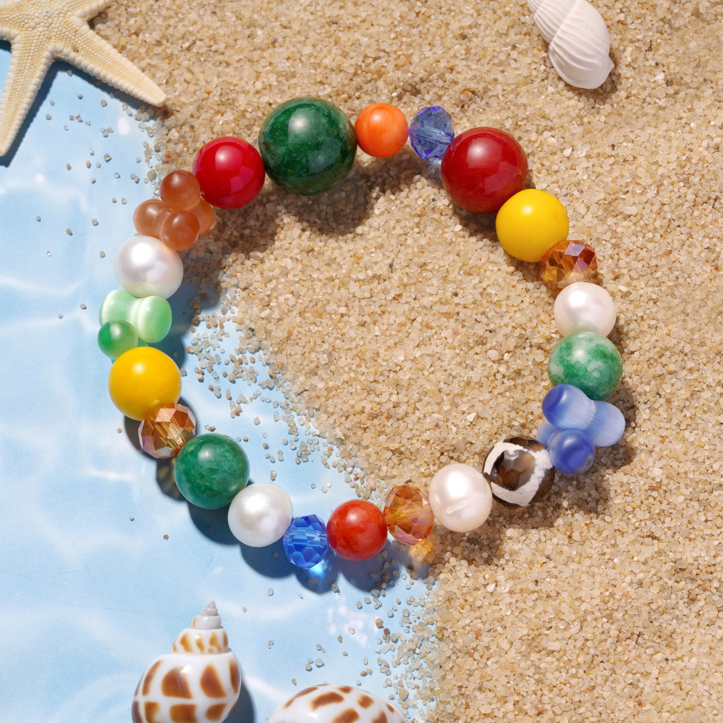 Beaded Stretch Bracelet image number 1