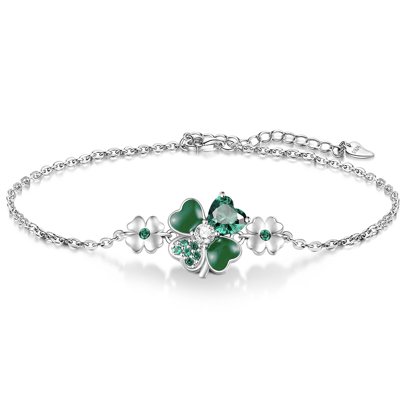 Four Leaf Clover Bracelet image number 0