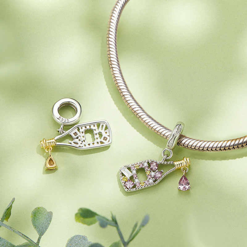 Champagne Bottle Pendant image number 1