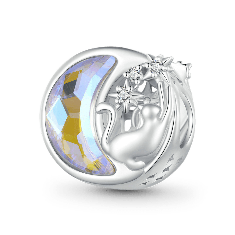 Moon & Cat Charm image number 0