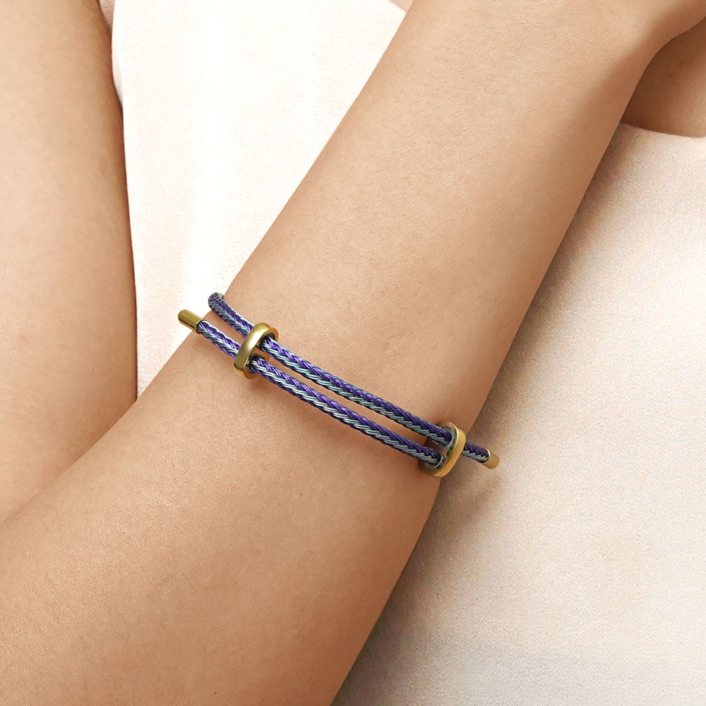 Blue Purple Basic Bracelet image number 4